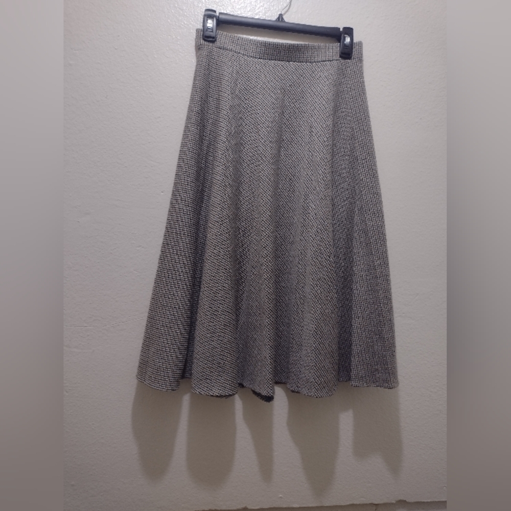 Vintage Jantzen Women's Size 10 Pleated Wool Skirt Made In USA Dance Flow Night